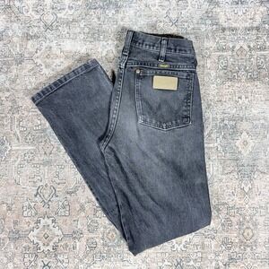 Vintage Weangler Cowboy Cut Black Jeans #936bwk Size 29x32